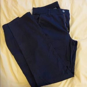AG Adriano Goldschmied navy blue chino